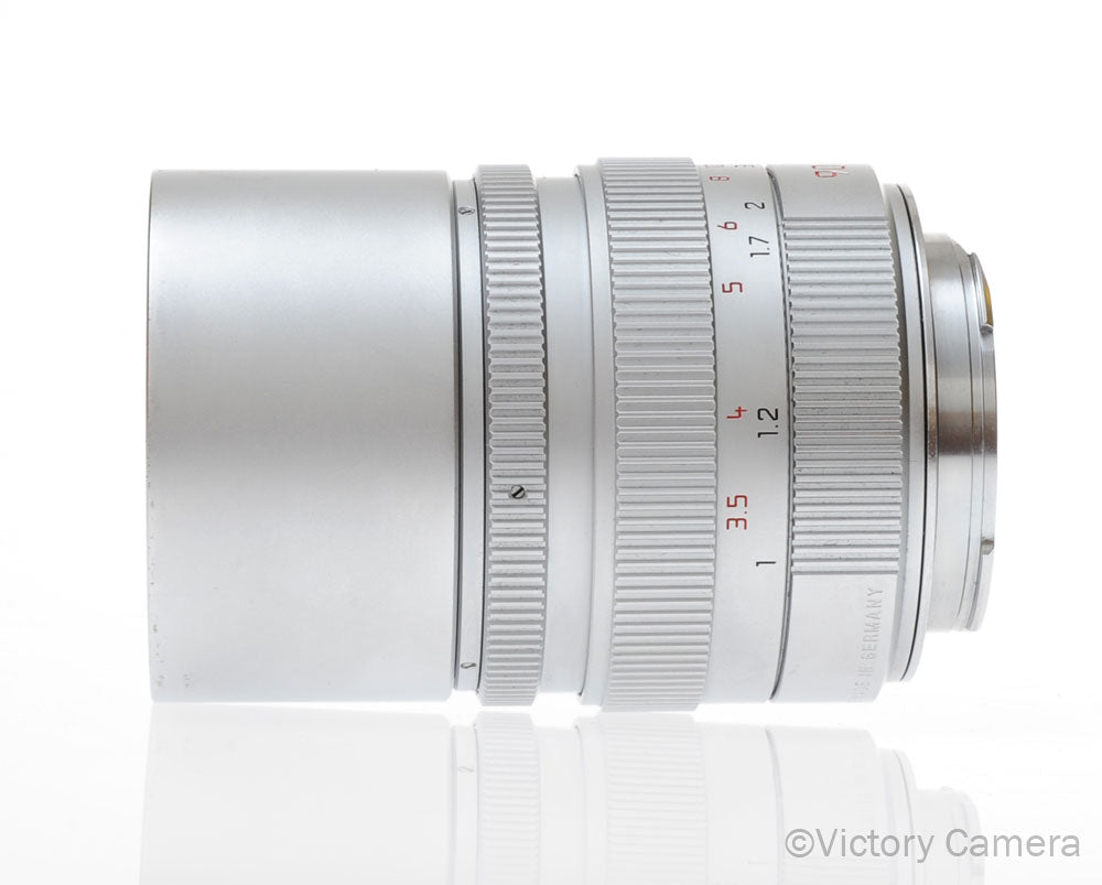 Leica Elmarit-M 90mm f2.8 11808 Chrome Telephoto Prime Lens for M Mount [EXC-] - Victory Camera