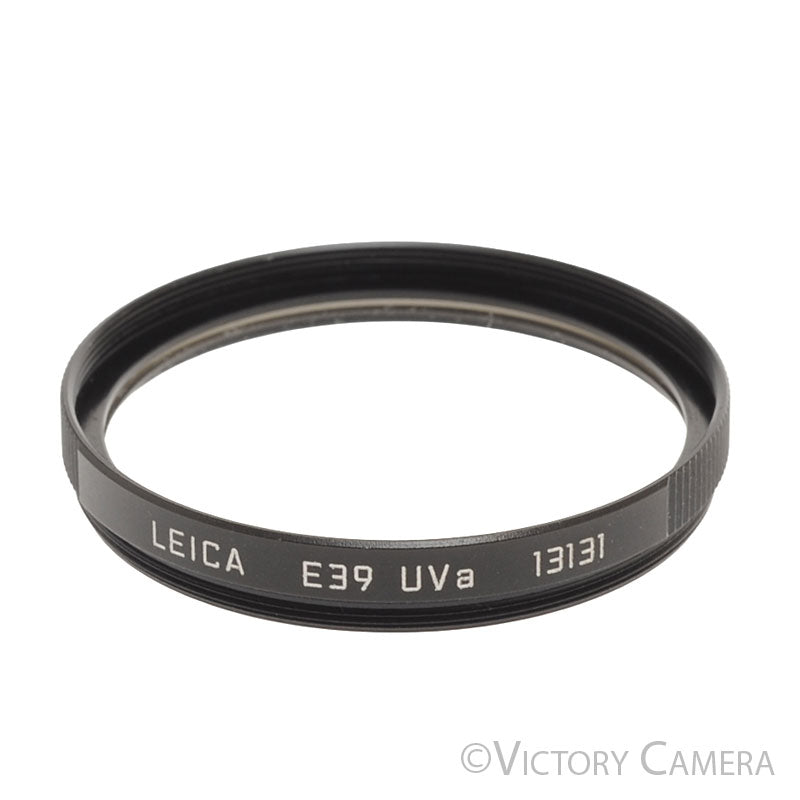 Leica Leitz E39 39mm 13131 UVa Black Rim Filter  [EXC+] - Victory Camera