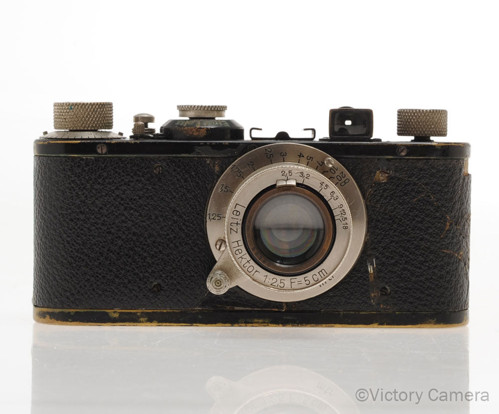 Leica Ic Camera w/ 5cm Hektor FOKOS Rangefinder ETRIN Case [GOOD] - Victory Camera