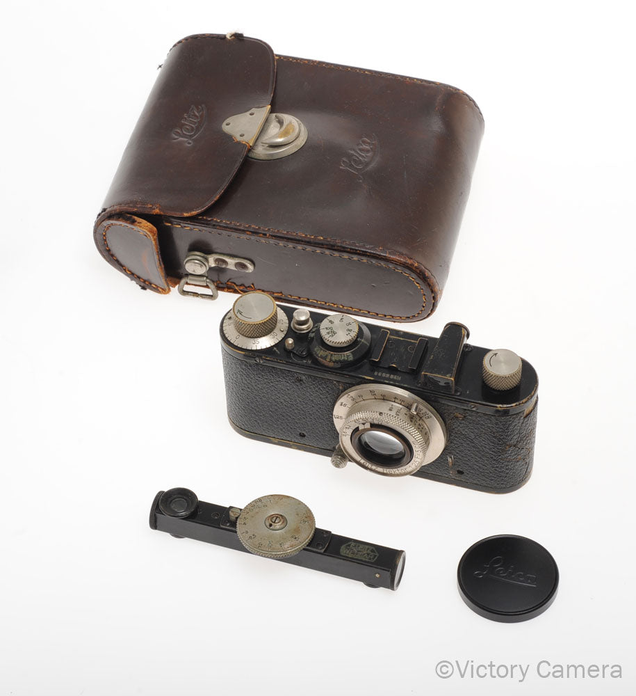 Leica Ic Camera w/ 5cm Hektor FOKOS Rangefinder ETRIN Case [GOOD] - Victory Camera