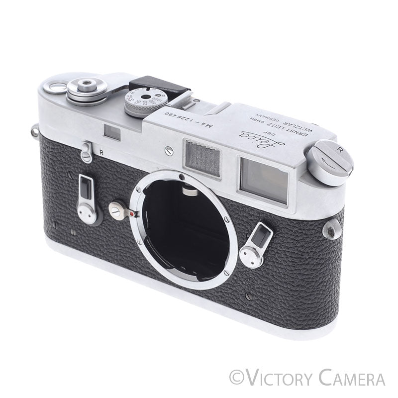 Leica M4 Classic Chrome 35mm Rangefinder Camera Body -YYE CLA- [EXC-]