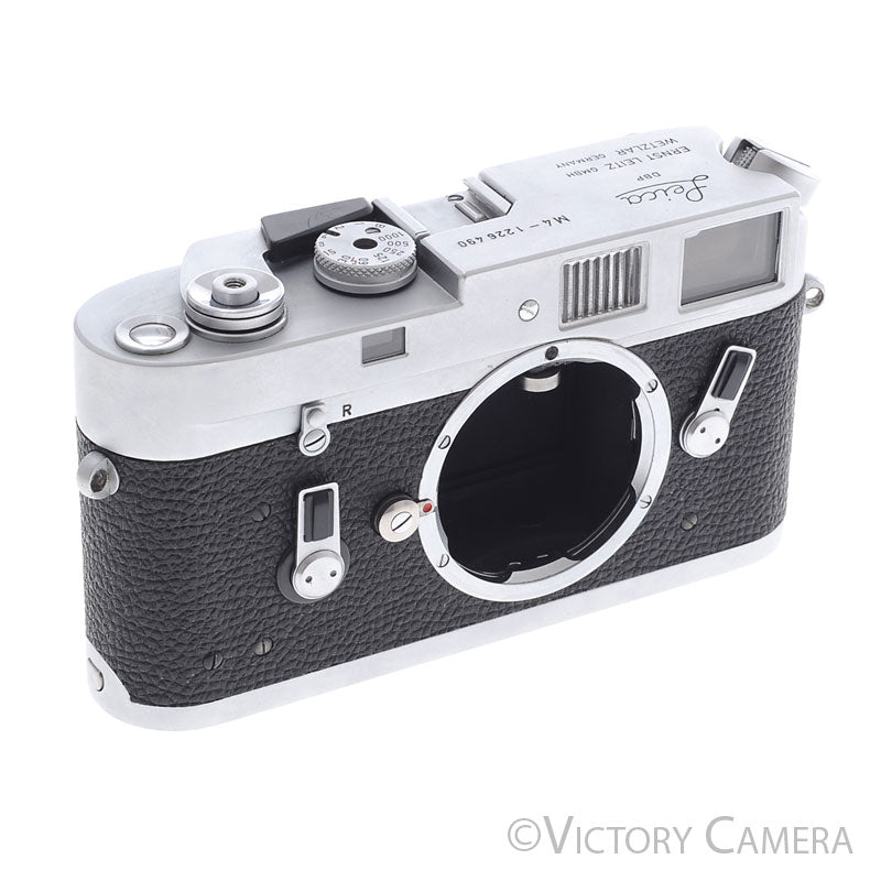 Leica M4 Classic Chrome 35mm Rangefinder Camera Body -YYE CLA- [EXC-]