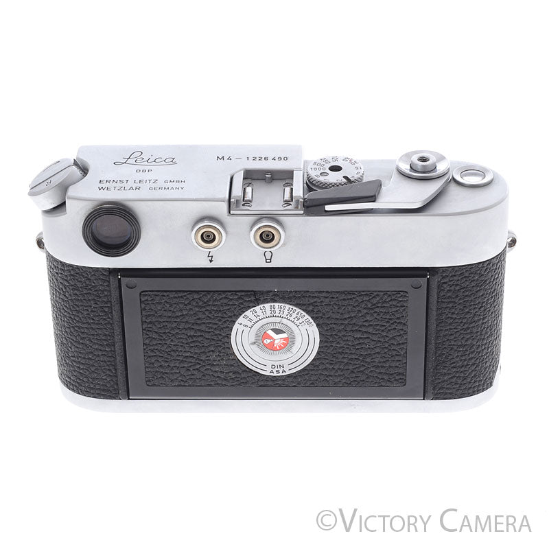 Leica M4 Classic Chrome 35mm Rangefinder Camera Body -YYE CLA- [EXC-]
