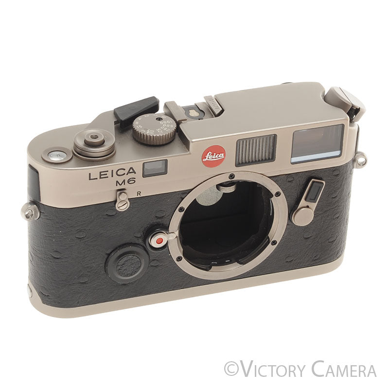 Leica M6 Titanium w/ Ostrich Leather 35mm Rangefinder Camera Body [EXC] - Victory Camera