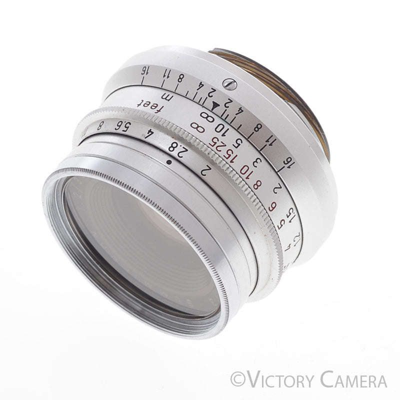 Leica Rare Summicron 35mm f2 8 Element LTM Lens w/ Bubble -YYE CLA- [EXC] - Victory Camera