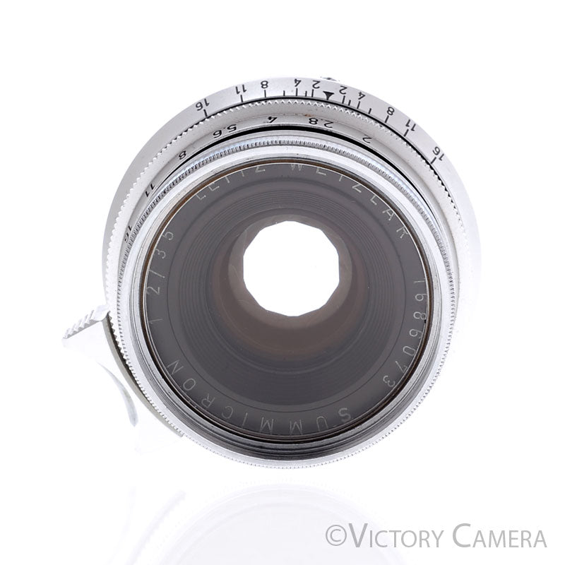 Leica Rare Summicron 35mm f2 8 Element LTM Lens w/ Bubble -YYE CLA- [EXC] - Victory Camera