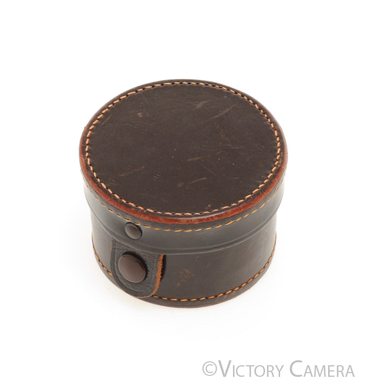 Leica Leitz Brown Leather Case for LTM Summaron 3.5cm f3.5 Lens [EXC] - Victory Camera