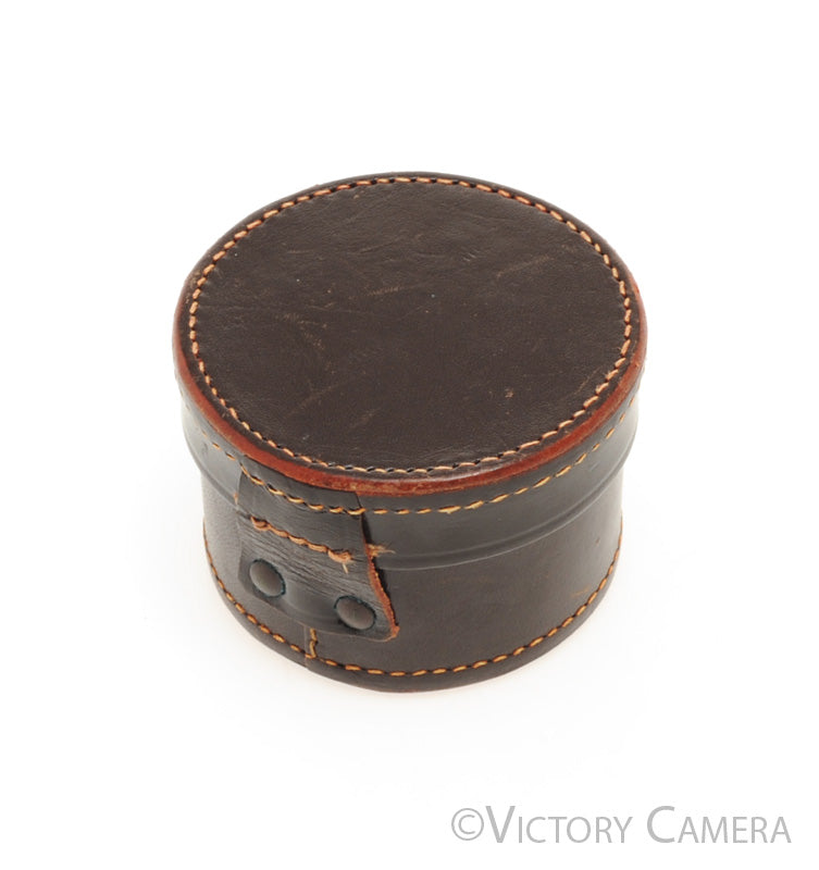 Leica Leitz Brown Leather Case for LTM Summaron 3.5cm f3.5 Lens [EXC] - Victory Camera