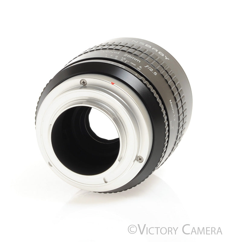 Lensbaby Velvet 28mm f2.5 1:2 Macro Lens for Fujifilm X [MINT] - Victory Camera