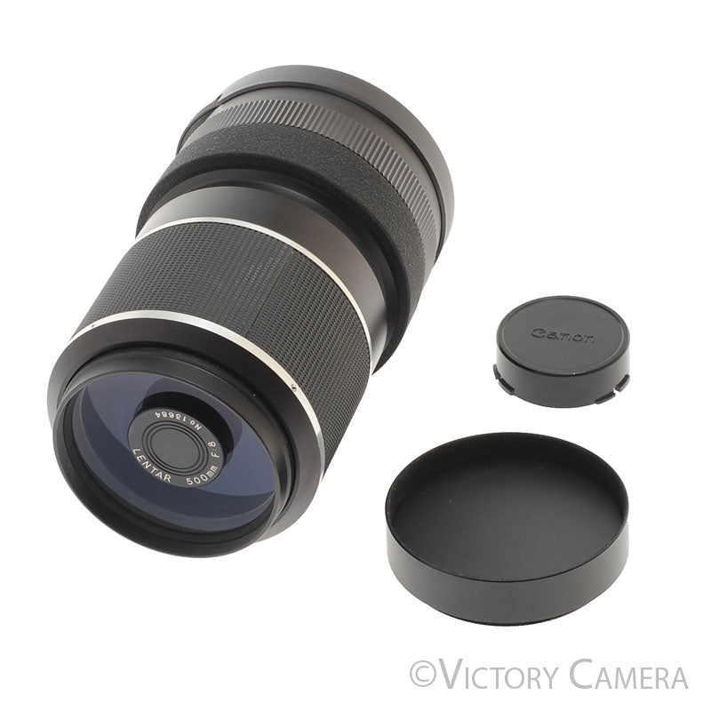 Lentar 500mm f8 Canon FD Mount (late version) Telephoto Reflex Lens [GOOD] - Victory Camera