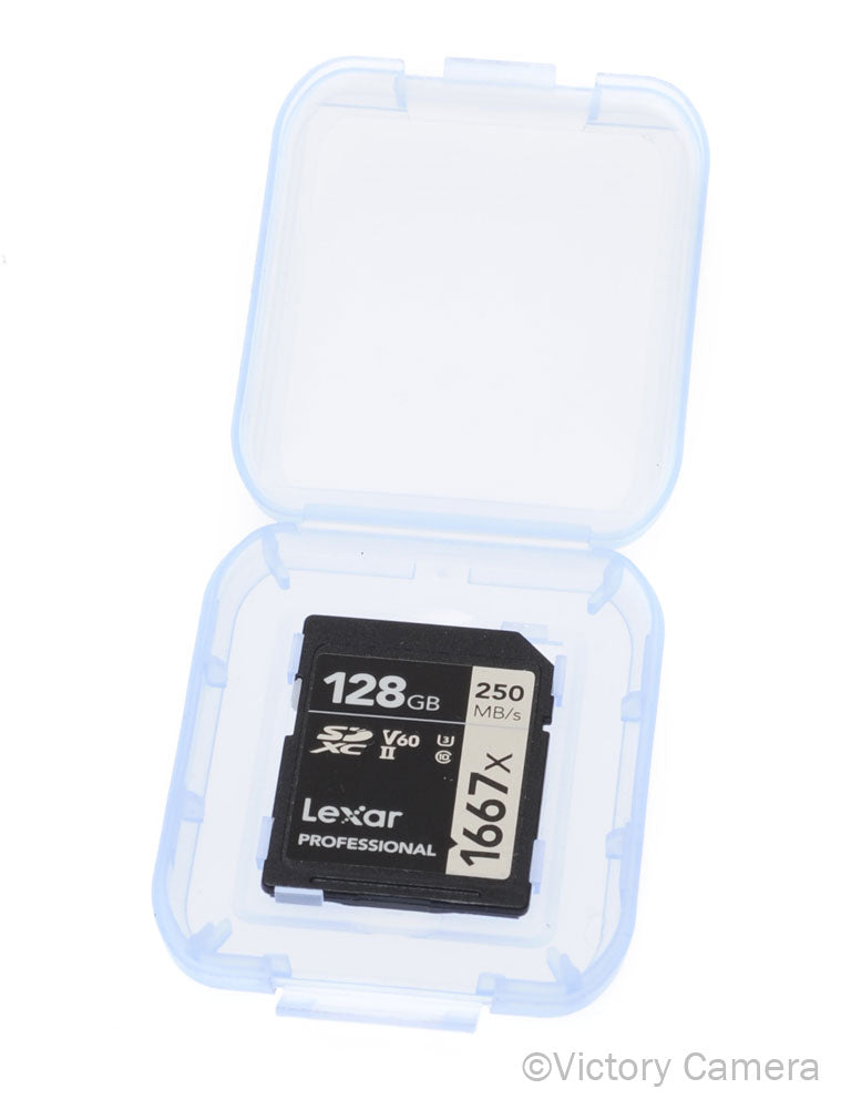 Lexar Professional 128GB SDXC SD card 250MB/s - 1667x V60 Memory Card [EXC+] image 1