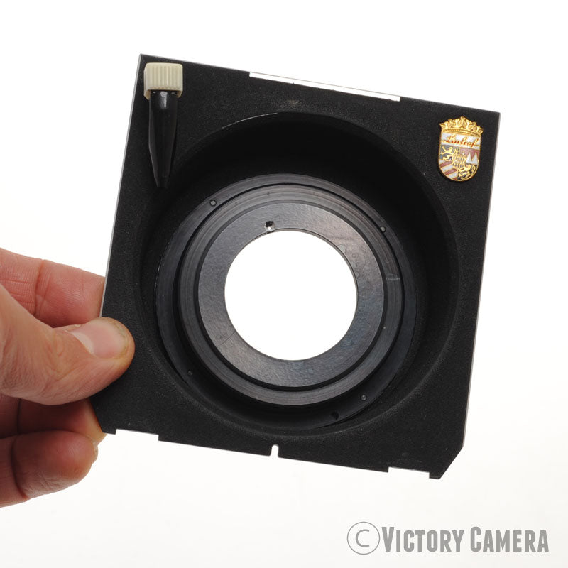Genuine Linhof Recessed #0 4x5 View Camera Lens Board for IV V Master [EXC-] - Victory Camera