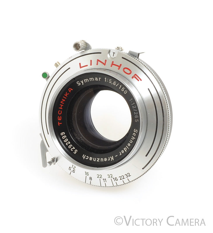 Linhof Schneider Convertible Symmar 150mm f5.6 4x5 View Camera Lens [EX-] - Victory Camera