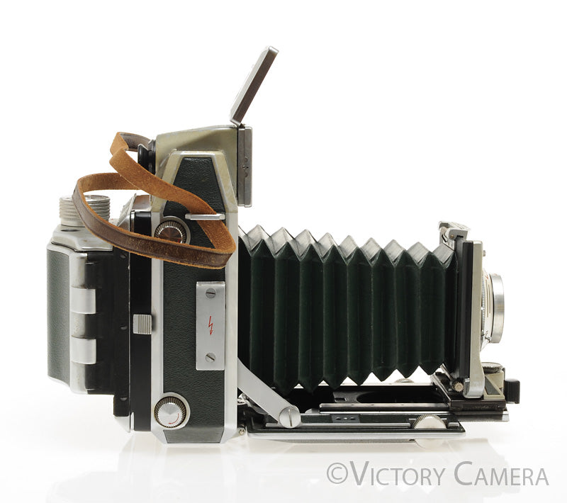 Linhof Technika III Green 6x9 Camera, 3 Lenses, Ground Glass, Grip [EXC] - Victory Camera