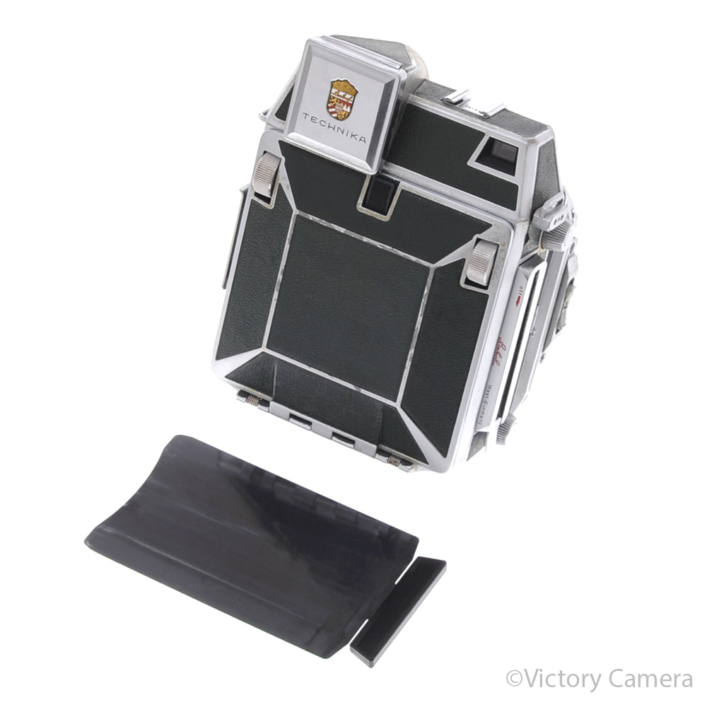 Linhof Technika III Green 6x9 Camera, 3 Lenses, Ground Glass [EXC] - Victory Camera