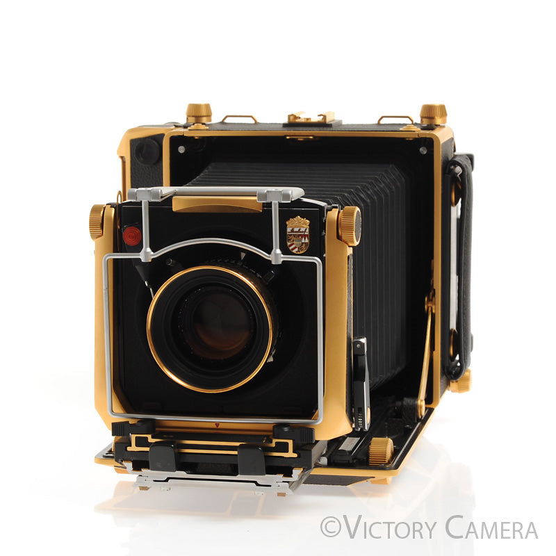 Linhof Master Technika Gold 4x5 View 50 Jahre / Year Anniversary Camera  -Mint- [MINT] - Victory Camera