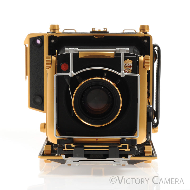 Linhof Master Technika Gold 4x5 View 50 Jahre / Year Anniversary Camera  -Mint- [MINT] - Victory Camera