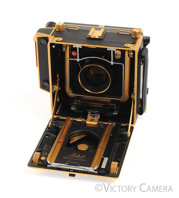 Linhof Master Technika Gold 4x5 View 50 Jahre / Year Anniversary Camera  -Mint- [MINT] - Victory Camera