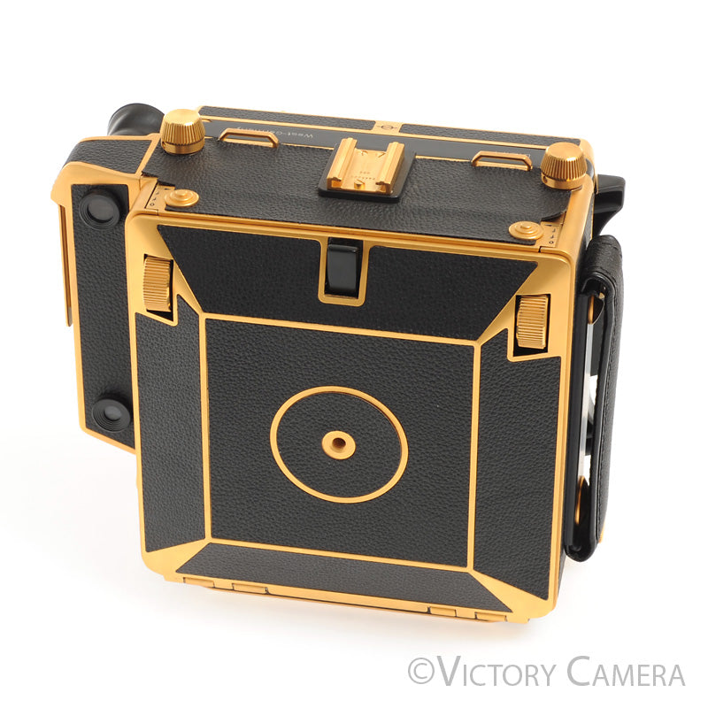 Linhof Master Technika Gold 4x5 View 50 Jahre / Year Anniversary Camera  -Mint- [MINT] - Victory Camera