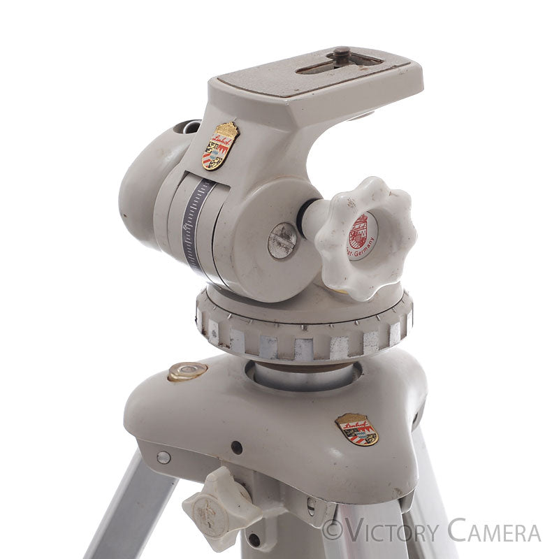 Linhof Lightweight Tripod w/ Pan Tilt Head -~5ft Tall- [EXC-]