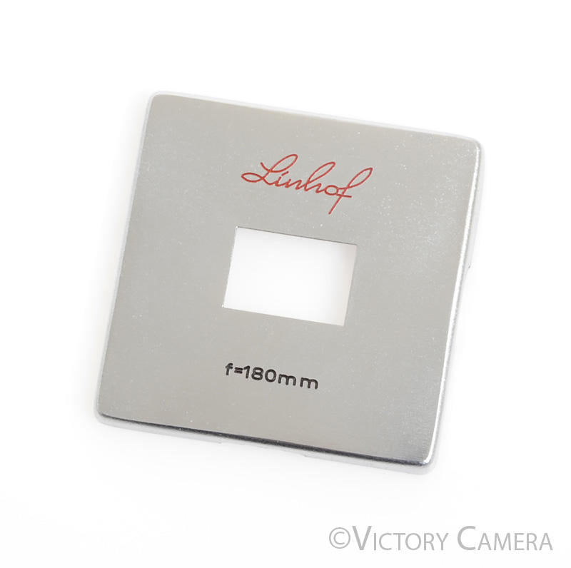 Linhof Super Technika III, IV View Frame Mask for 180mm f5.5 Tele-Arton Lens [EXC] - Victory Camera
