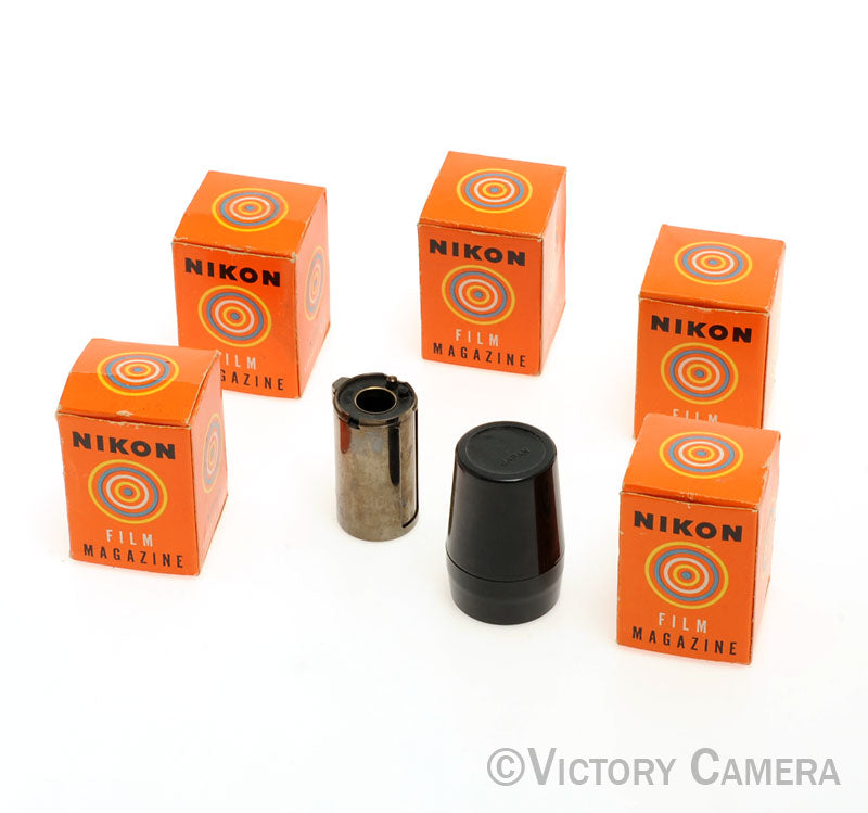 Lot of 7 Nikon Reloadable 35mm Film Cartridges [EXC-] - Victory Camera