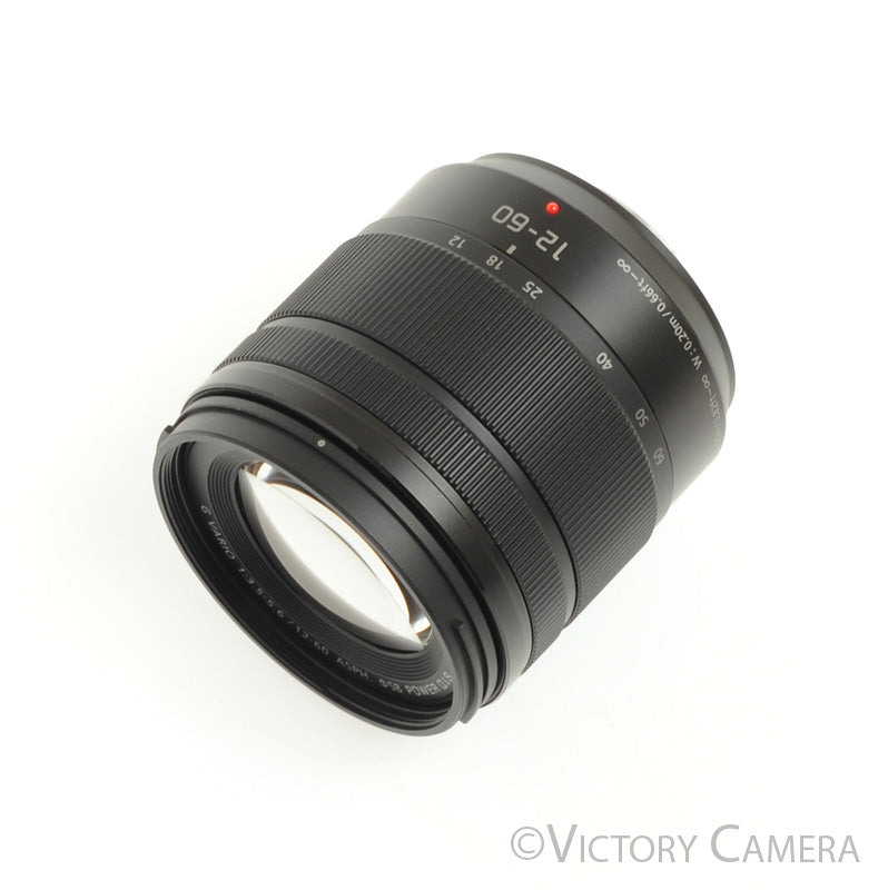 Panasonic Lumix 12-60mm f3.5-5.6 G Vario Power O.I.S. Lens for M4/3 [MINT-] - Victory Camera