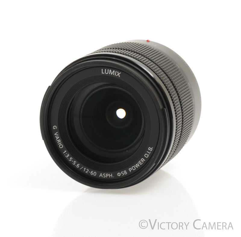 Panasonic Lumix 12-60mm f3.5-5.6 G Vario Power O.I.S. Lens for M4/3 [MINT-] - Victory Camera