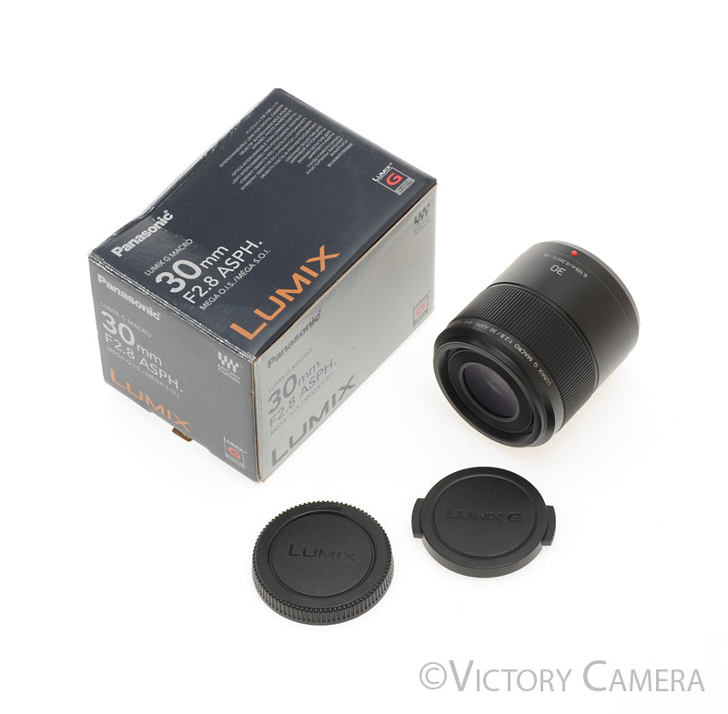 Panasonic Lumix G Macro 30mm f2.8 ASPH Mega OIS Macro Lens for M4/3 [E