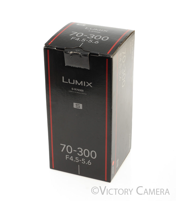 Panasonic Lumix 70-300mm f4.5-5.6S-R70300 L Mount Telephoto Lens [MINT-] - Victory Camera