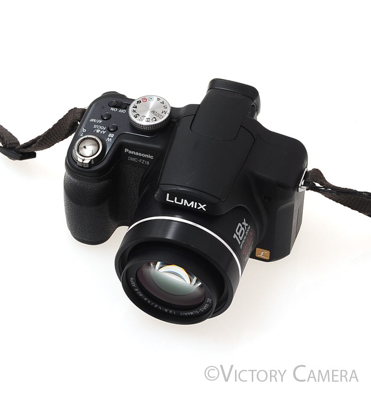 Panasonic Lumix DMC-FZ18 Black 8.1MP Digital Point and Shoot Camera [EXC-] - Victory Camera