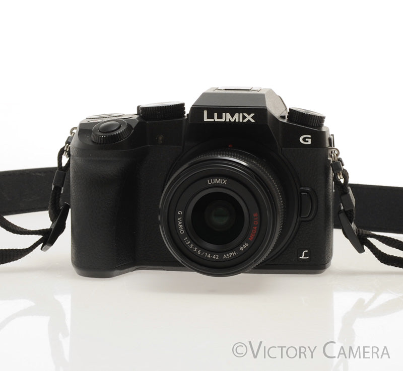 Panasonic Lumix DMC-G7K 16.0MP Mirrorless Camera w/ 14-42mm Lens [EXC+] - Victory Camera
