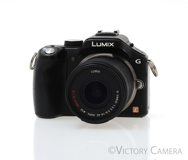 Panasonic Lumix DMC-G5 Mirrorless 16MP Camera w/ 14-42mm Lens [EXC] - Victory Camera