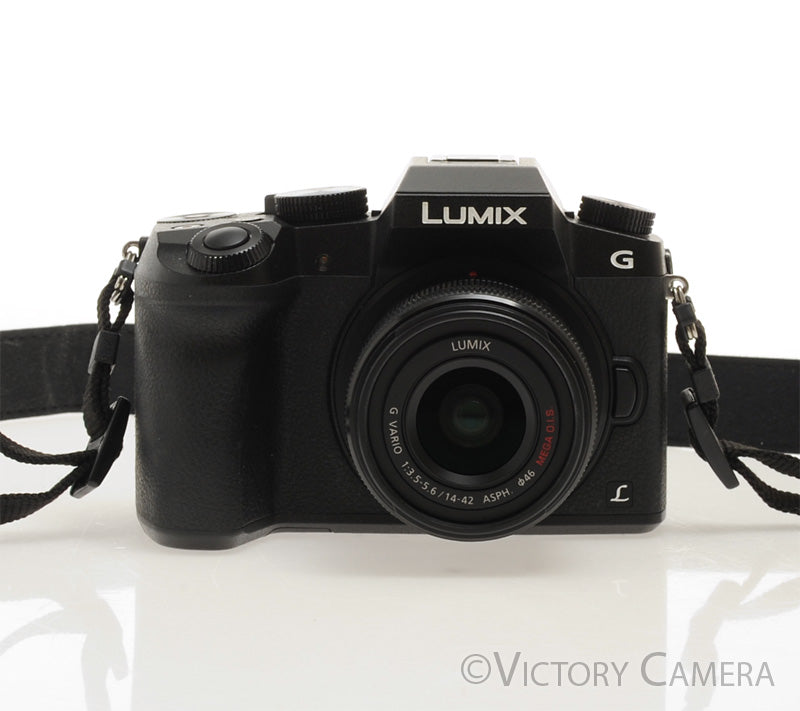 Panasonic Lumix DMC-G7K 16.0MP Mirrorless Camera w/ 14-42mm Lens [EXC+] - Victory Camera