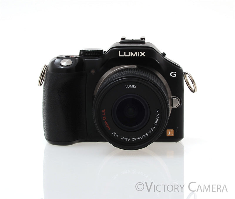 Panasonic Lumix DMC-G5 Mirrorless 16MP Camera w/ 14-42mm Lens [EXC] - Victory Camera