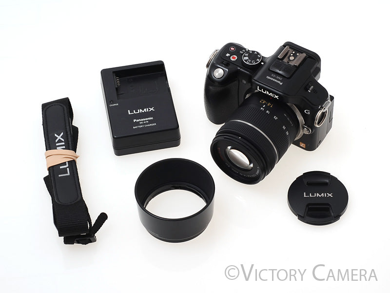 Panasonic Lumix DMC-G5 Mirrorless 16MP Camera w/ 14-42mm Lens [EXC] - Victory Camera