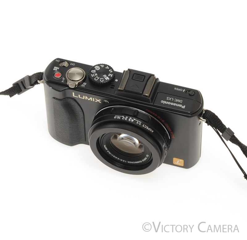 Panasonic Lumix DMC-LX5 10.1MP Digital Point &amp; Shoot Camera [EXC] - Victory Camera