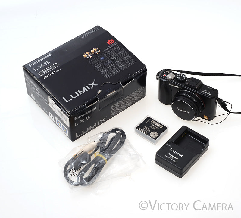 Panasonic Lumix DMC-LX5 10.1MP Digital Point & Shoot Camera [MINT-] - Victory Camera