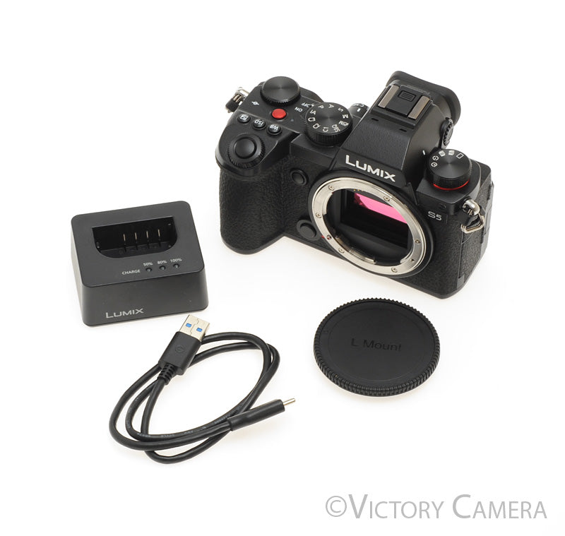 Panasonic Lumix S5 DC-S5 24.2MP Full Frame Mirrorless Camera Body [EXC+] - Victory Camera