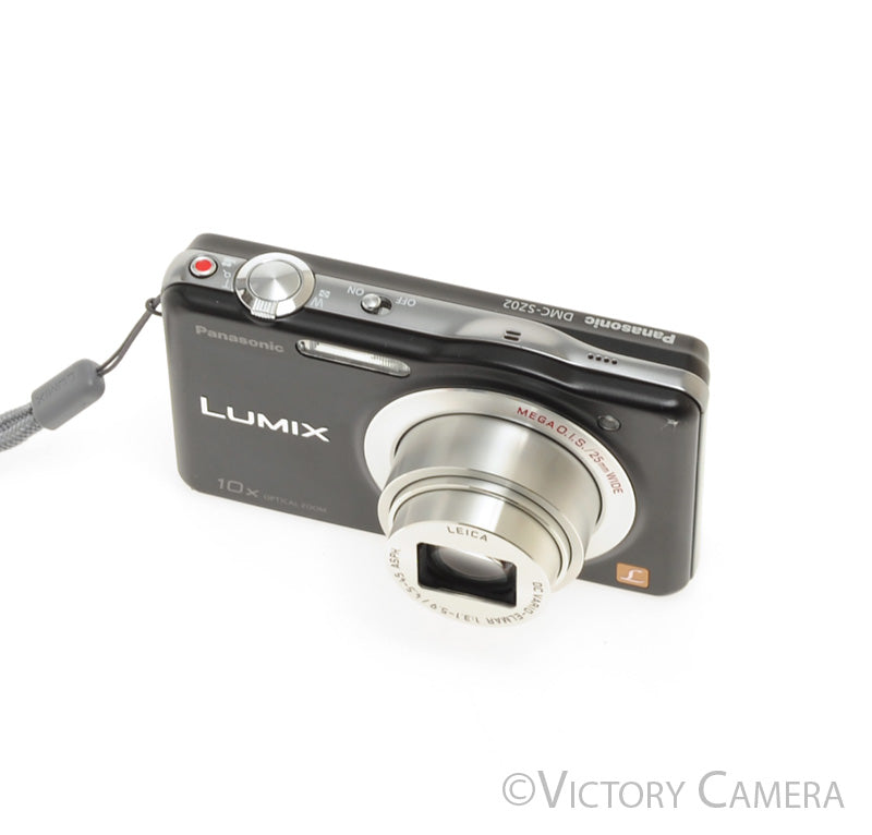 Panasonic Lumix DMC-SZ02 16MP Black Digital Point &amp; Shoot Camera [EXC+] - Victory Camera