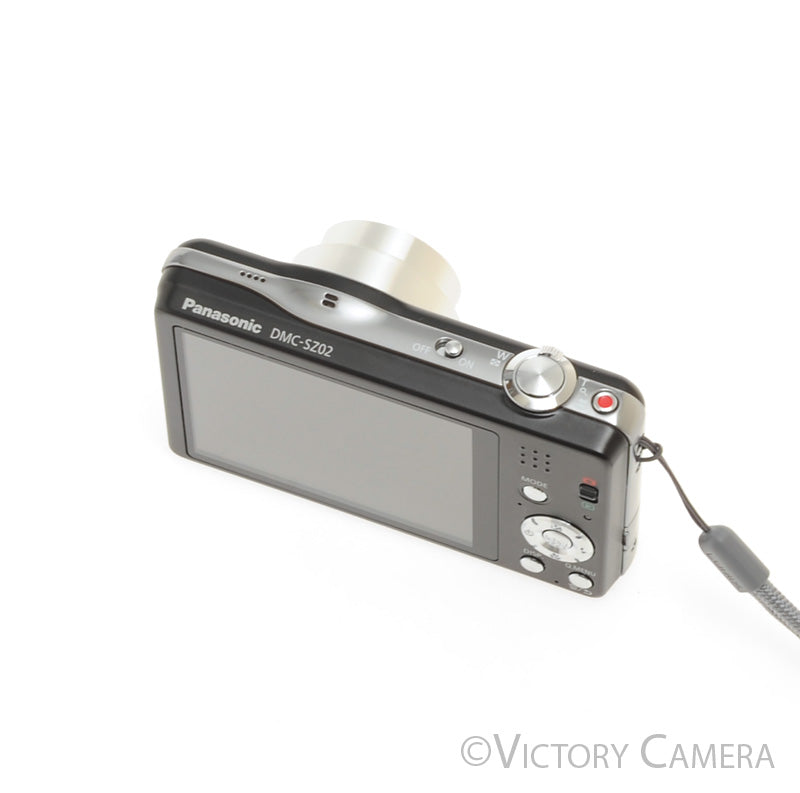 Panasonic Lumix DMC-SZ02 16MP Black Digital Point &amp; Shoot Camera [EXC+] - Victory Camera