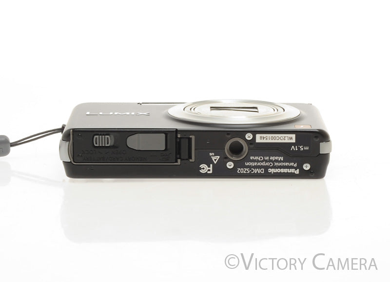 Panasonic Lumix DMC-SZ02 16MP Black Digital Point &amp; Shoot Camera [EXC+] - Victory Camera