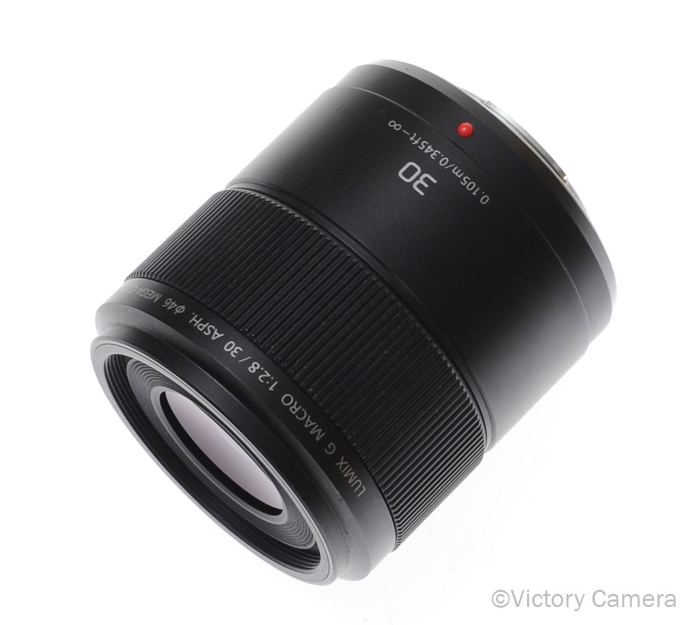 Lumix G 30mm f2.8 ASPH. Mega O.I.S. Macro Lens for Micro 4/3 [EXC+] image 1