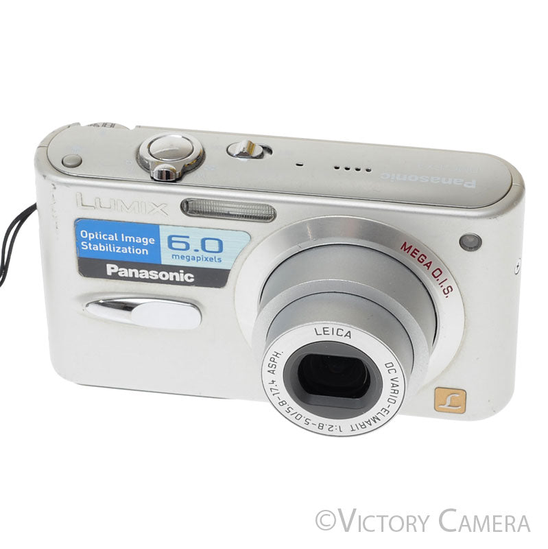 Panasonic Lumix DMC-FX-3 Black 6MP Digital Point and Shoot Camera - Victory Camera
