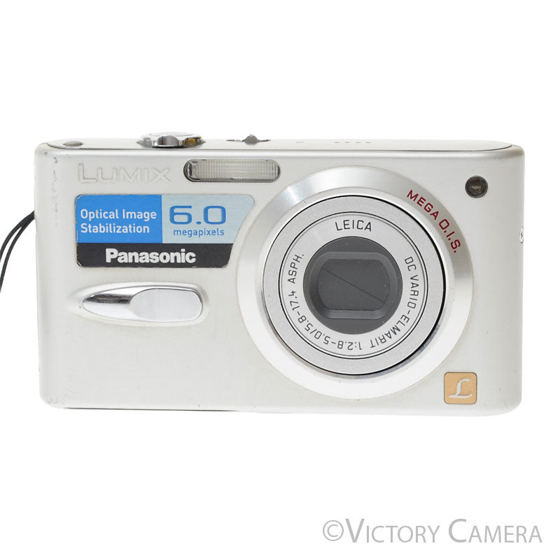 Panasonic Lumix DMC-FX-3 Black 6MP Digital Point and Shoot Camera - Victory Camera