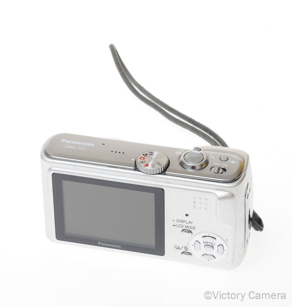 Panasonic Lumix DMC-TZ1 5.0MP Silver Digital Point and Shoot Camera [EXC] - Victory Camera