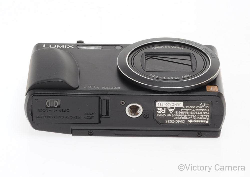 Panasonic Lumix DMC- ZS35 16.1MP Black Digital Point & Shoot Camera [EXC+] - Victory Camera