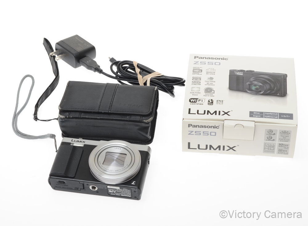 Panasonic Lumix DMC-ZS50 12.1MP Digital Point & Shoot Camera  [EXC] - Victory Camera