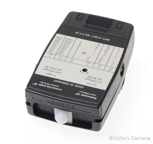 Gossen Luna-Pro F Black Ambient Light Meter [EXC] - Victory Camera