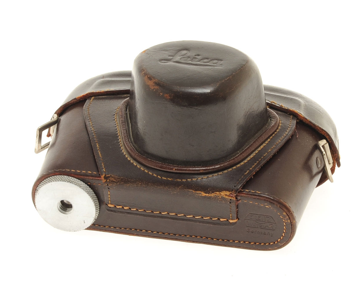 Leica M3 Brown Leather Ever Ready Camera Case (3/8" Screw) [EXC] - Victory Camera